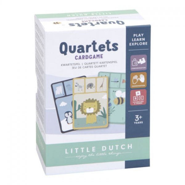 Little Dutch Quartett Kartenspiel Tiere LD4481